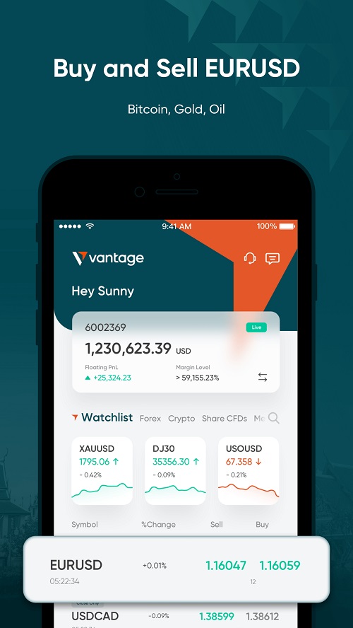 Vantage移动App——执行