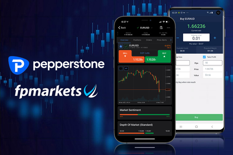Pepperstone 和 FP Markets 交易应用程序比较