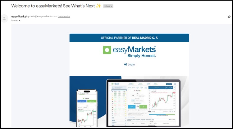 How to Open Account in easyMarkets