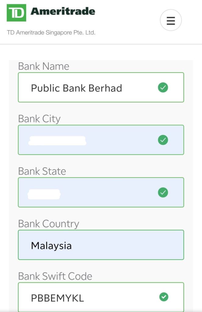 TD 出金步驟 3.3