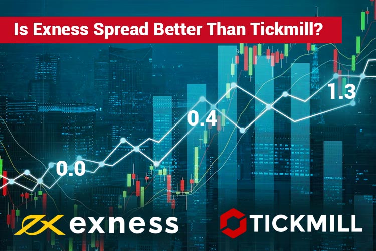 Exness Vs Tickmill - Spread Comparison