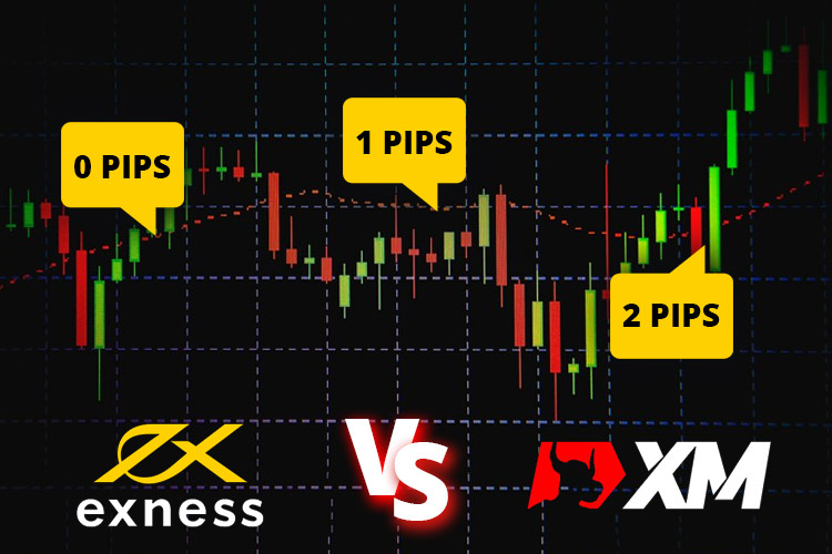 点差比较：XM vs Exness