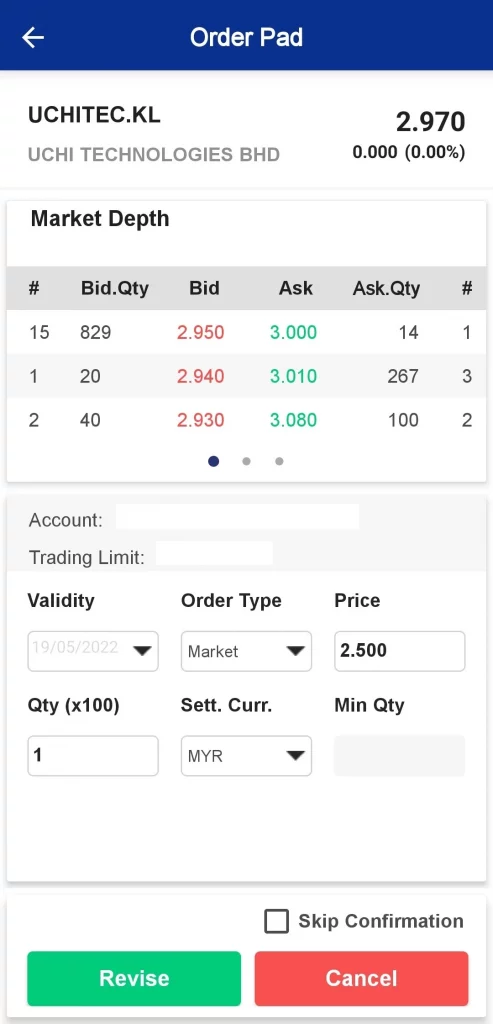 市价单 Market Order