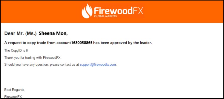 Register As A Follower in FirewoodFX Forexcopy