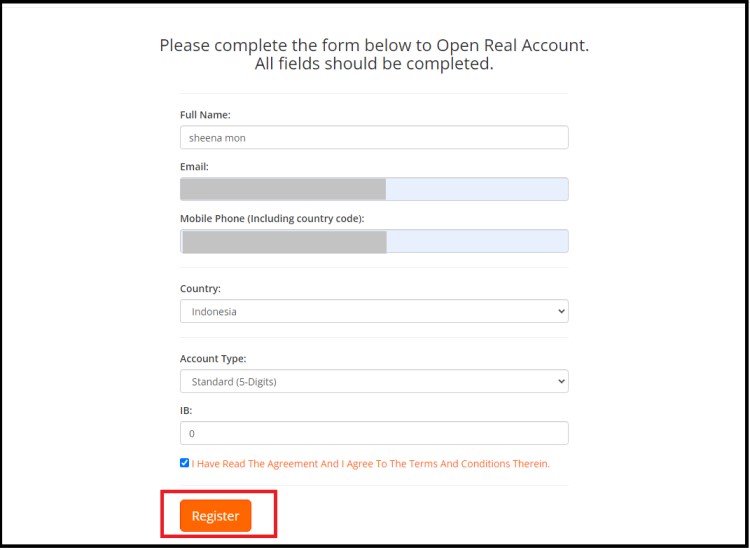 How to Open An Account in FirewoodFX