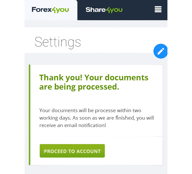 Forex4you Verification 4