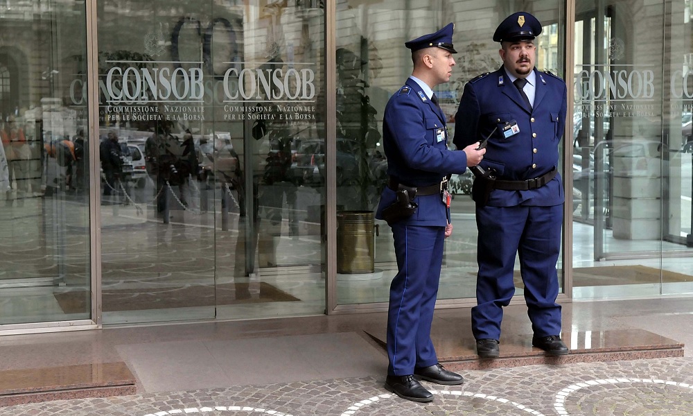 意大利公司与交易委员会（CONSOB）已下令禁止访问五个非法投资网站。