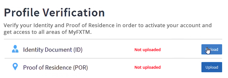 验证账户 FXTM 2