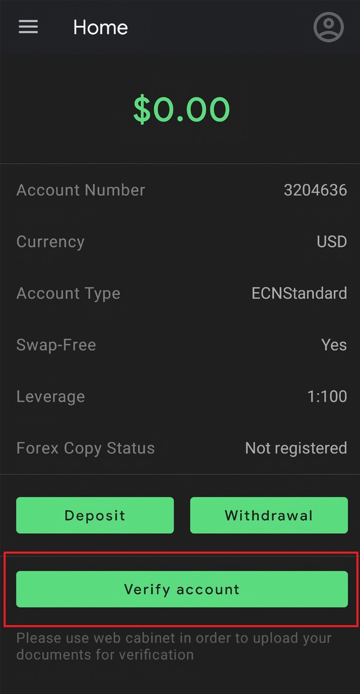 Verifying SuperForex Account