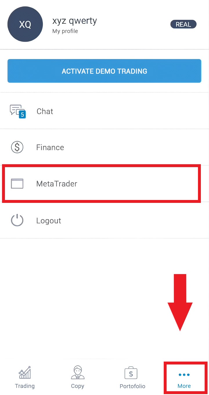 Integrating Accounts on LiteFinance App