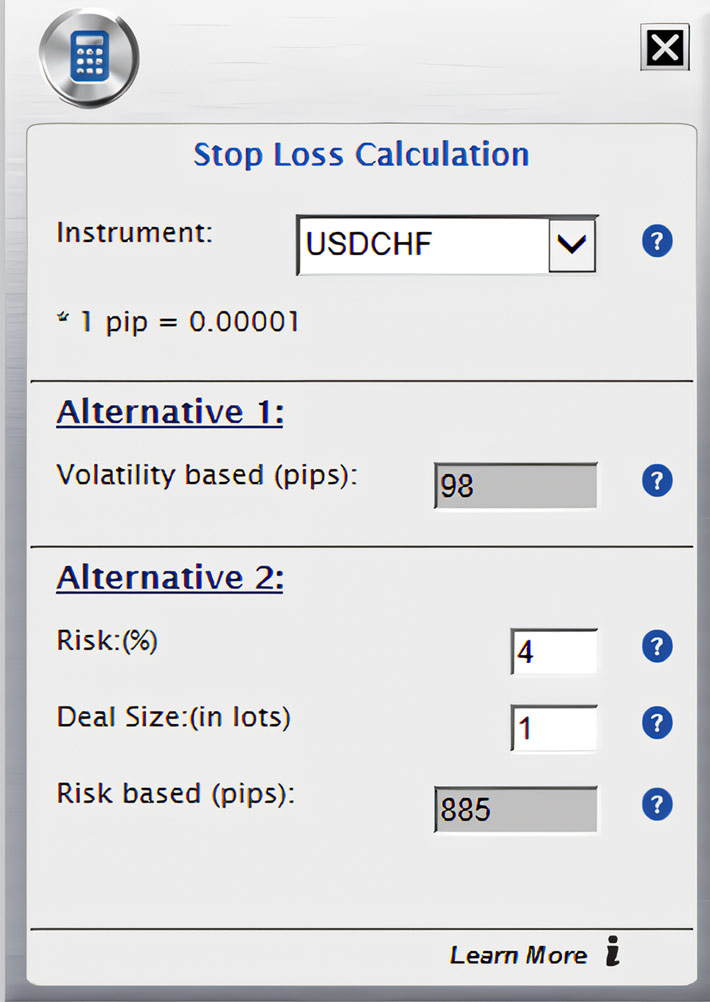 AvaTrade Guardian Angel Calculator