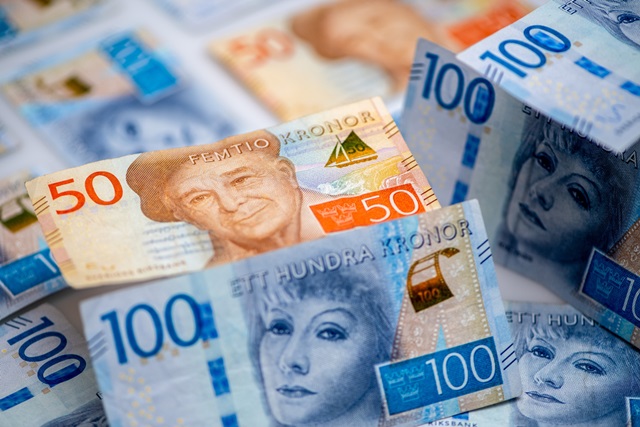 欧元/瑞典克朗交投接近两周高位 瑞典央行或提前降息