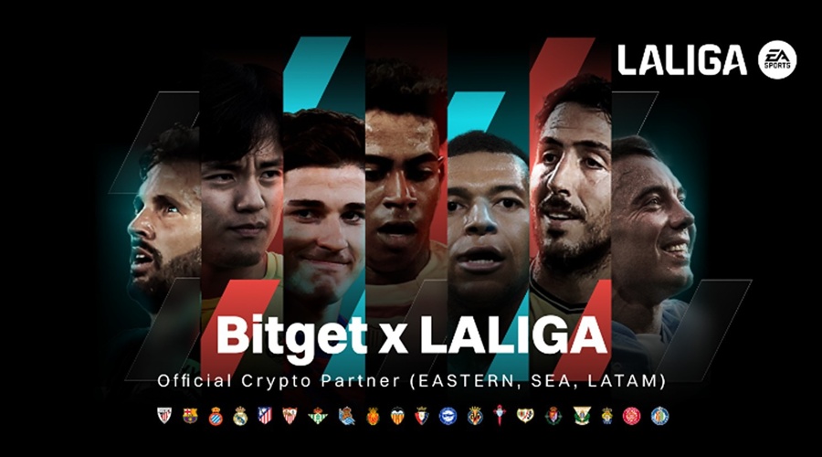 Bitget Becomes Sponsor of Football League Featuring Lewandowski, Mbappé, and Vinícius Jr