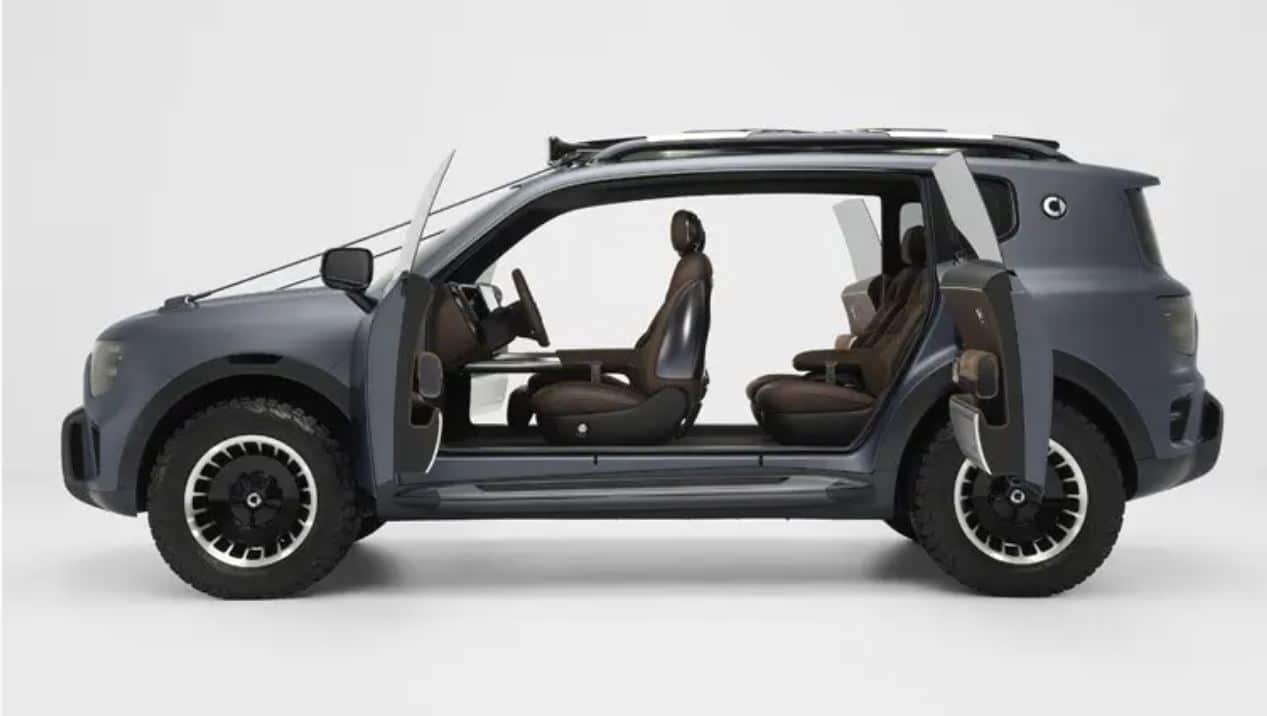 Smart # 5 Concept SUV Appears at Beijing Auto Show