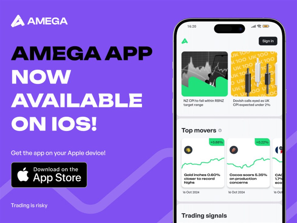 The Amega App Launches on iOS devices