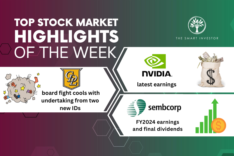 Top Stock Market Highlights of the Week: Nvidia, City Developments and Sembcorp Industries