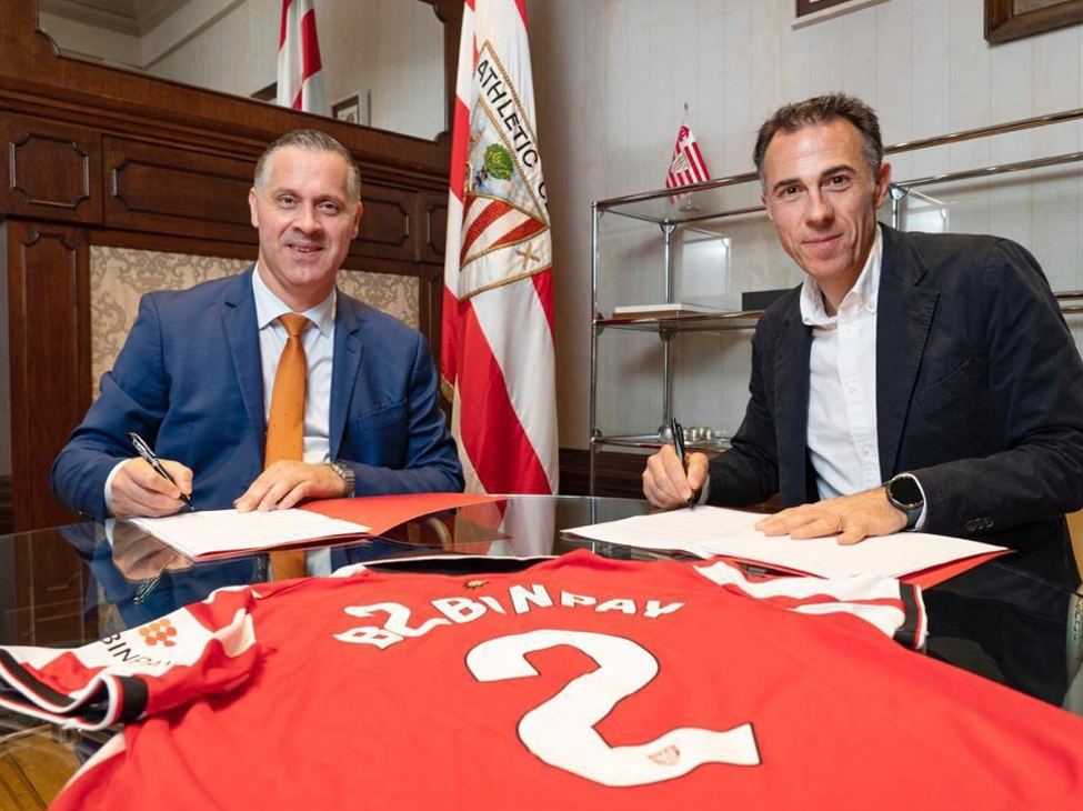B 2 BINPAY と Athletic Club が新シーズンにパートナーシップを継続