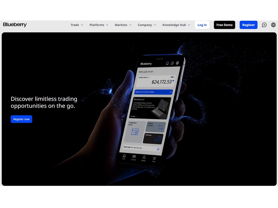 Blueberry Launches New Brand & Website, Focusing on Clarity, Precision, Trader Empowerment