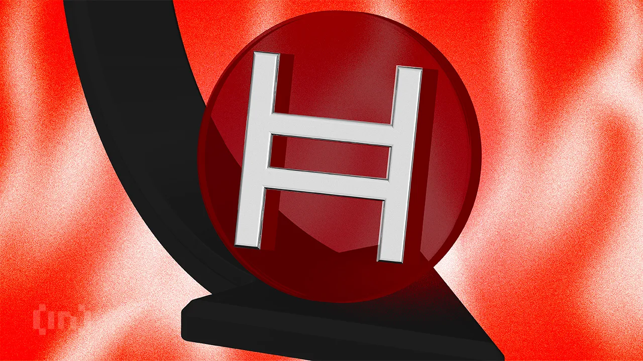 HBAR短暂触及5个月高点，随后卖家大幅回调