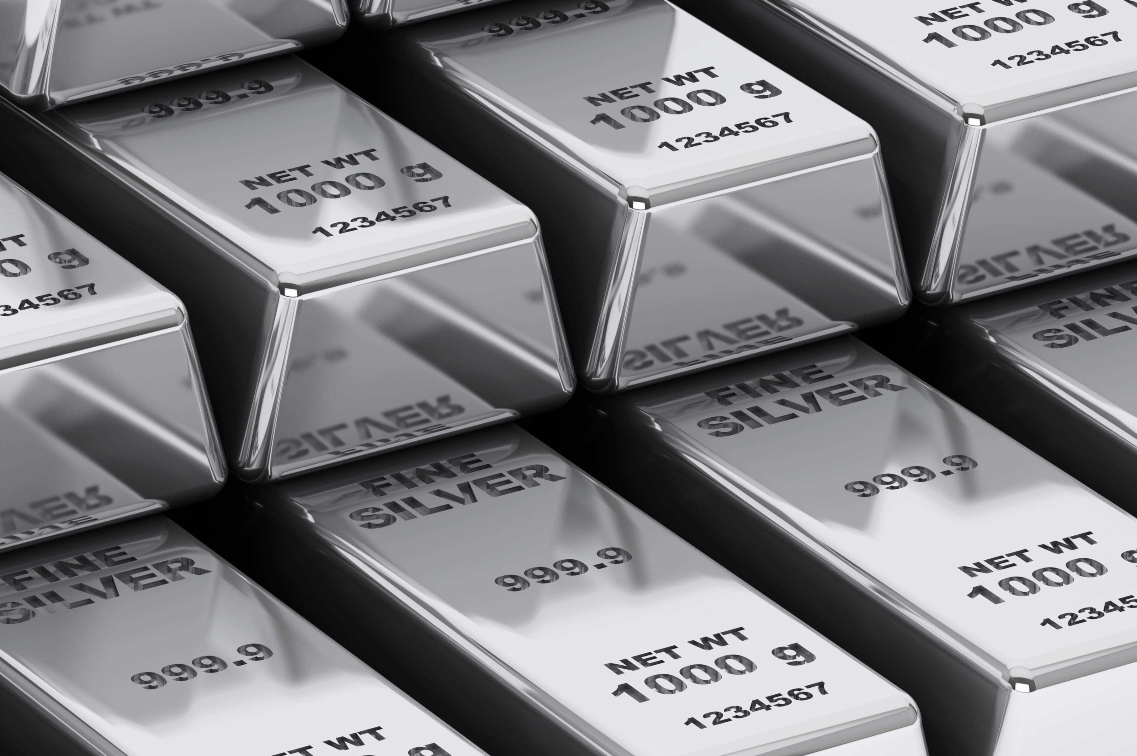 Spot silver price hits 34-month high