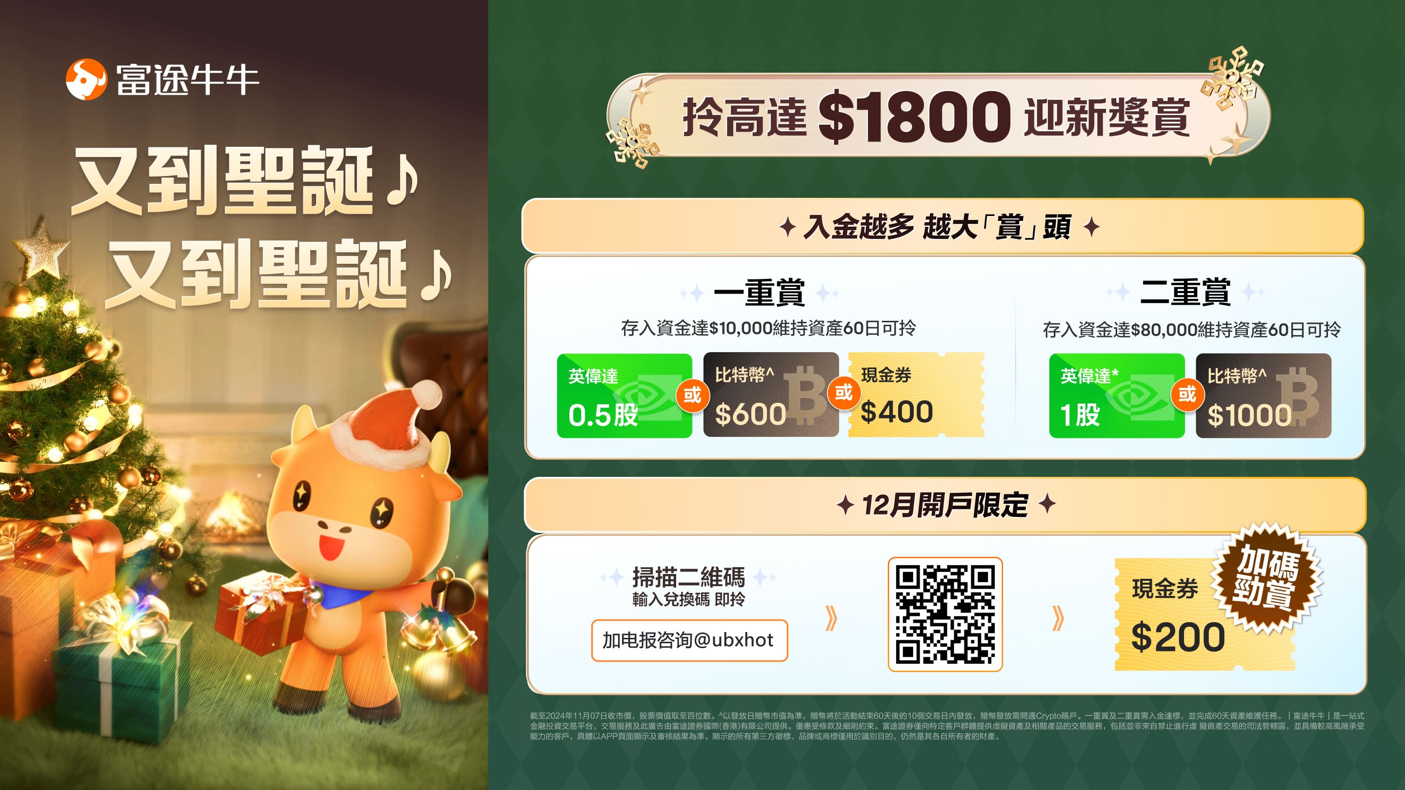 富途6月新客入金双重礼已发放！限定活动高达$2000！